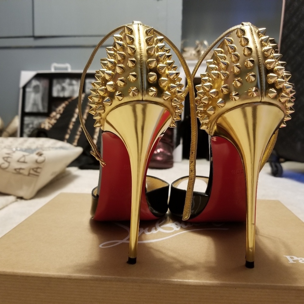 Christian Louboutin pina spikes heels